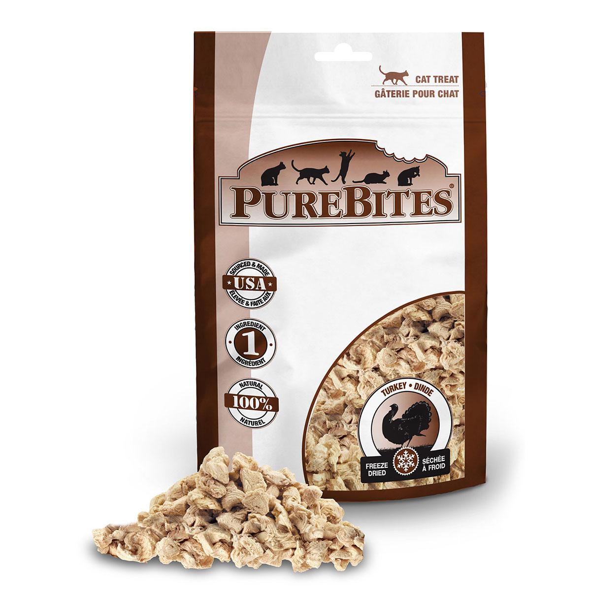 PureBites Freeze Dried Cat Treats - Turkey Breast