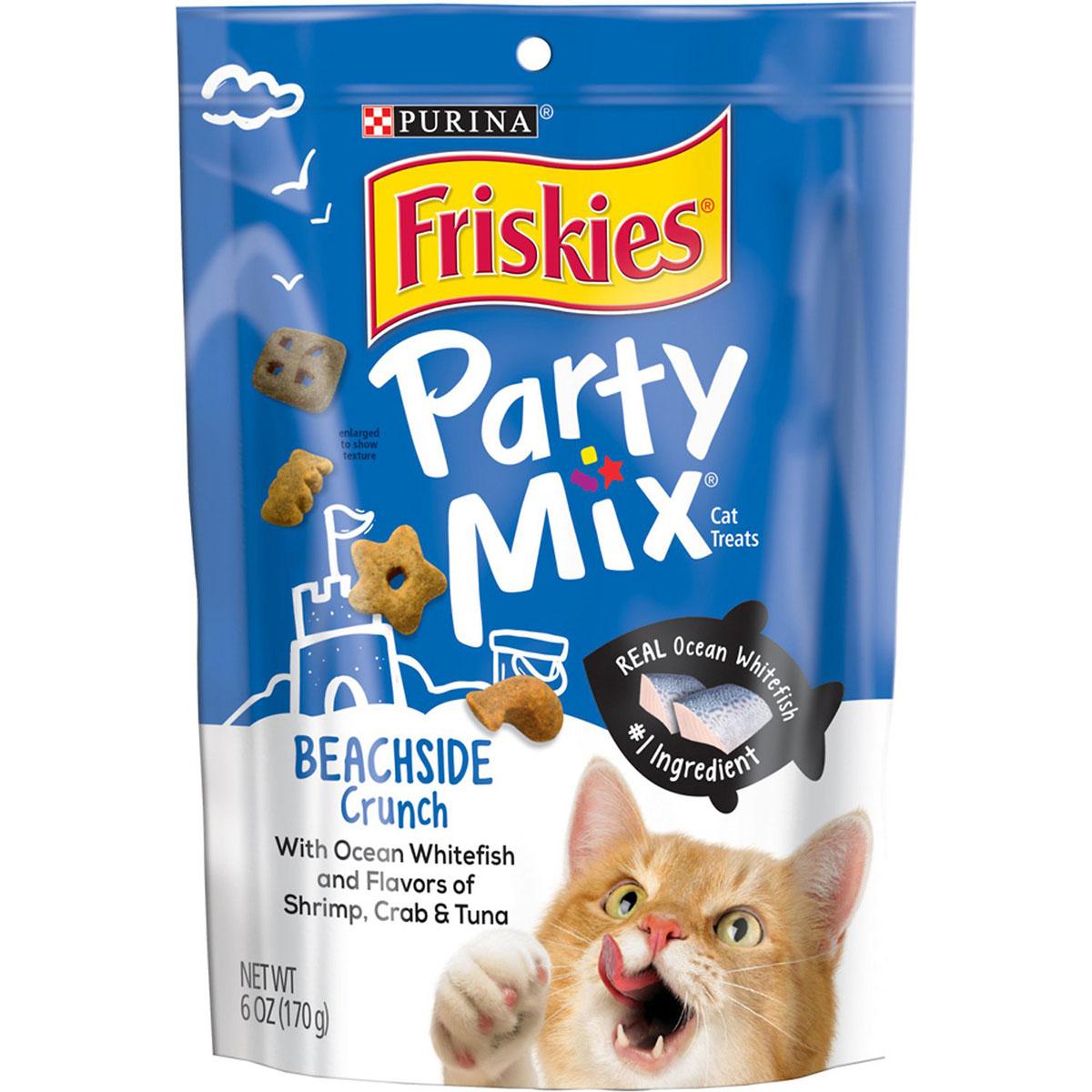 Purina Friskies Party Mix Beachside Crunch Cat Treats
