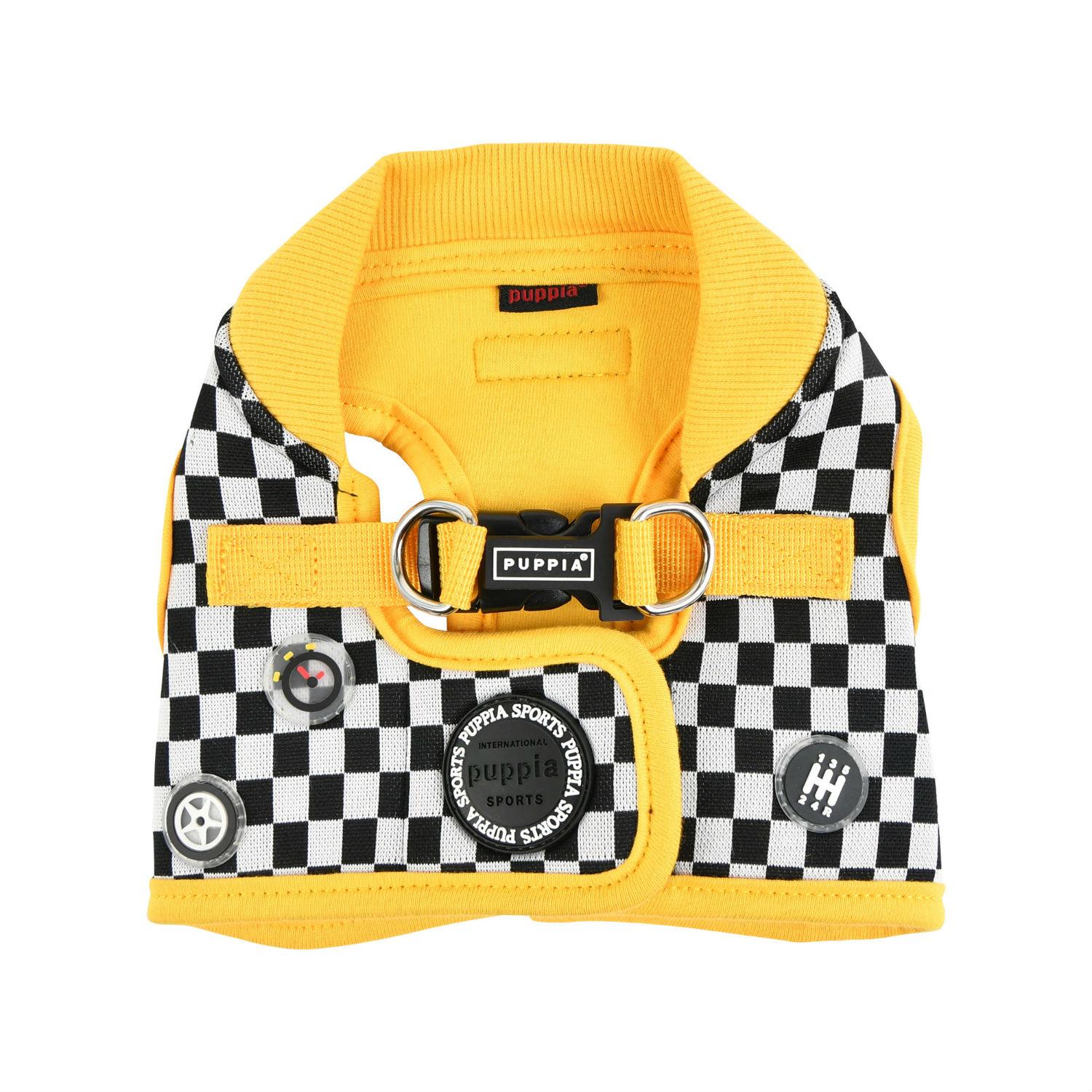 Racer Vest Dog Harness by Puppia - Yellow