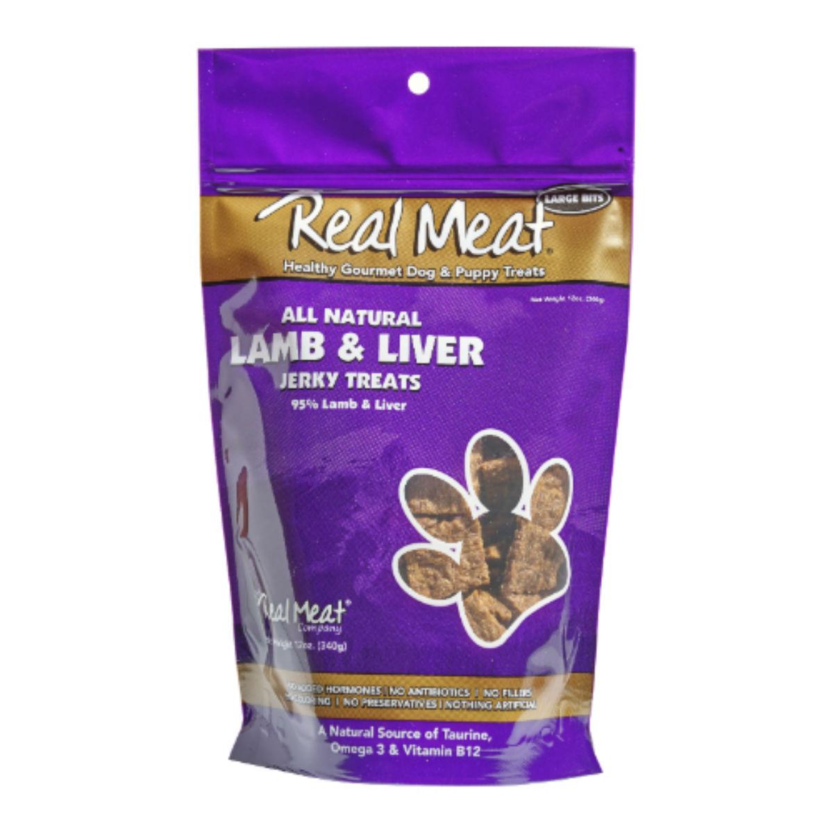 Real Meat Jerky Dog Treats - Lamb & Liver