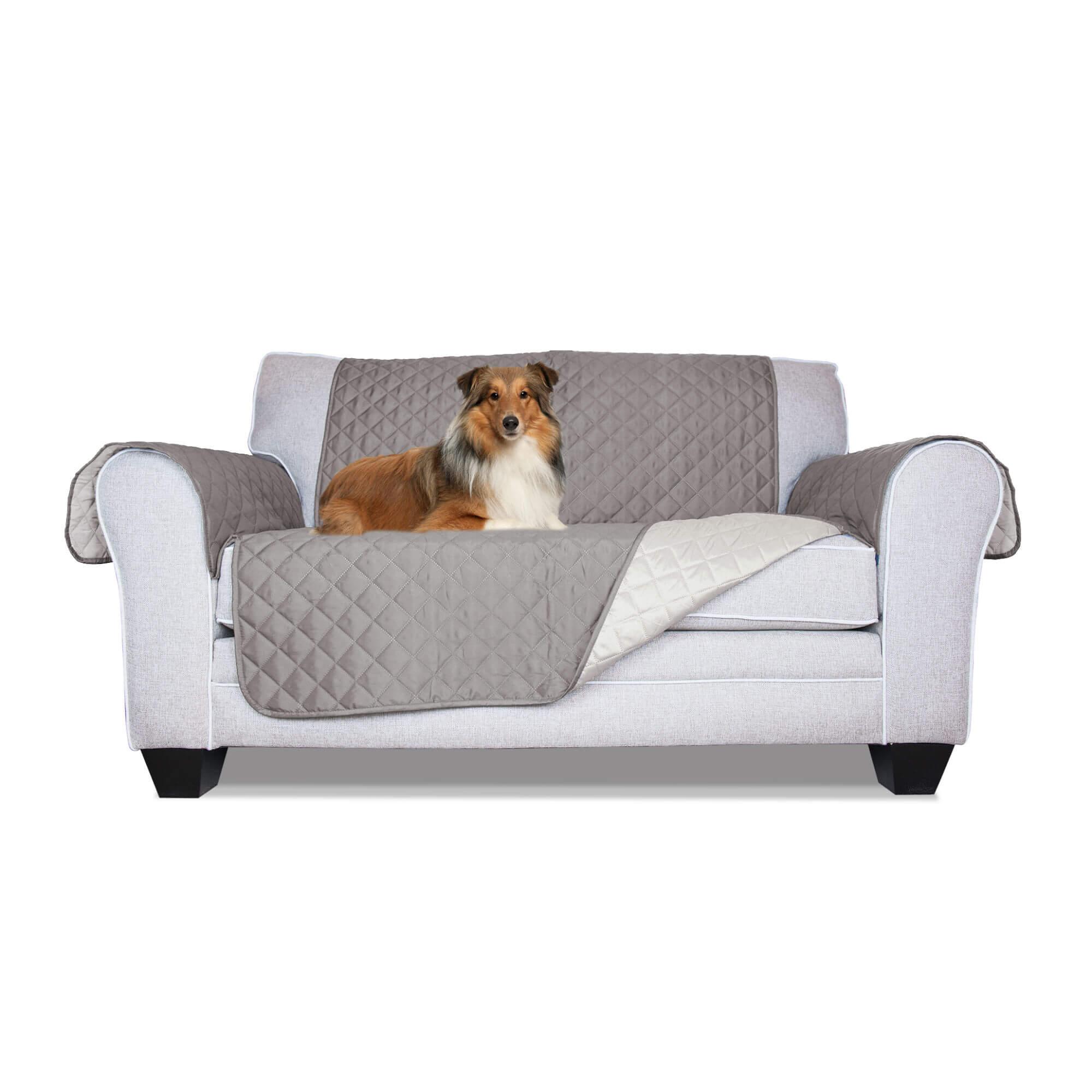 FurHaven Reversible Loveseat Protector - Pet Furniture Cover