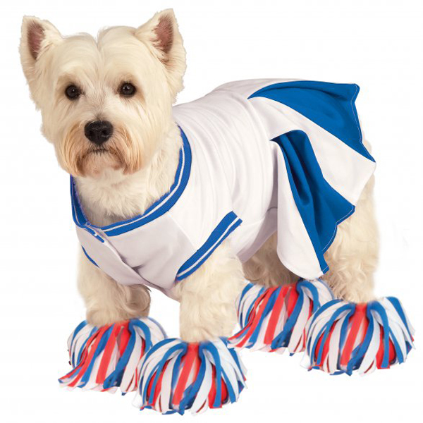 Rubie's Cheerleader Halloween Dog Costume - Blue