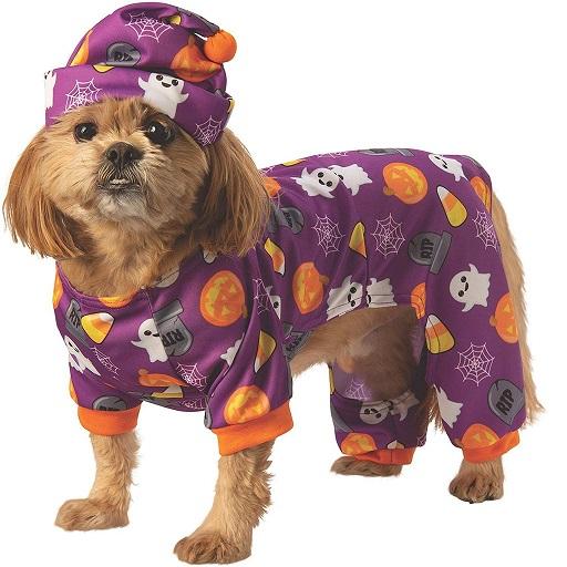 Rubies Halloween Emoji Print Dog Pajamas