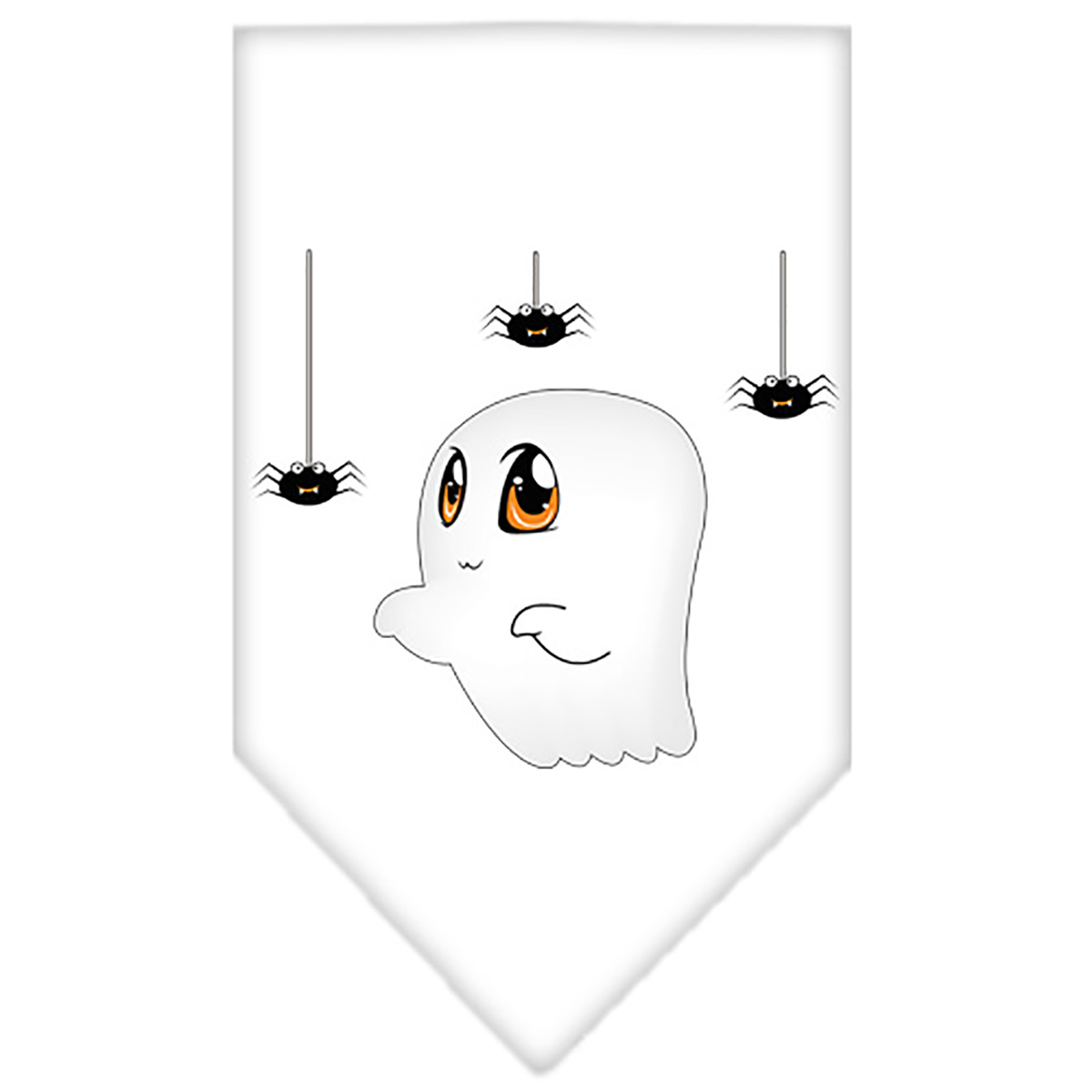 Mirage Halloween Sammy the Ghost Dog Bandana - White