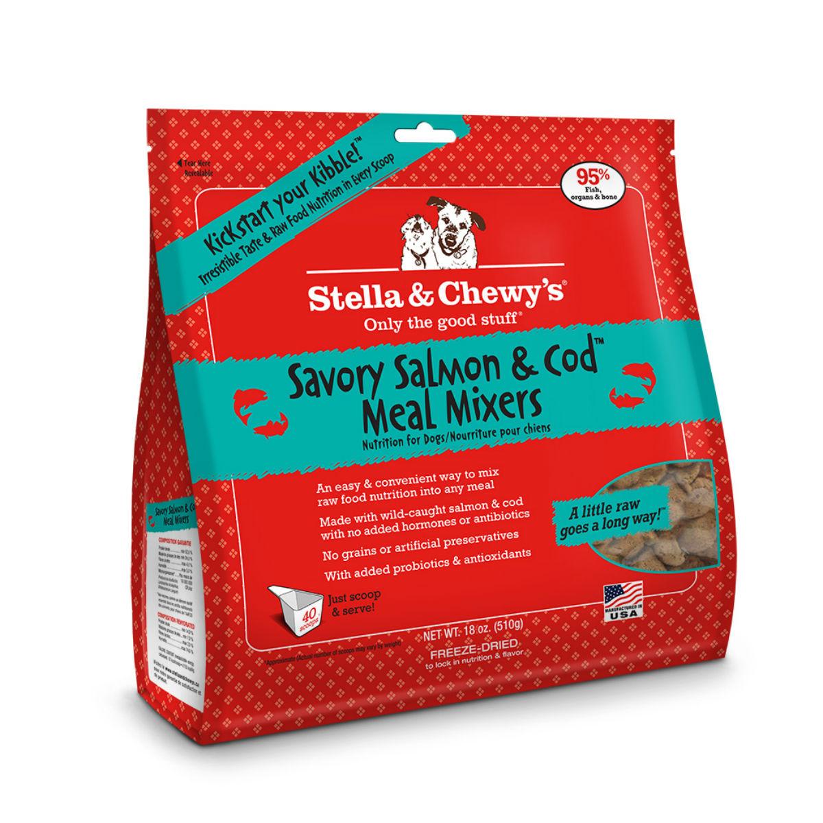 Stella & Chewy's Savory Salmon & Cod Meal Mixers Dog Food Topper