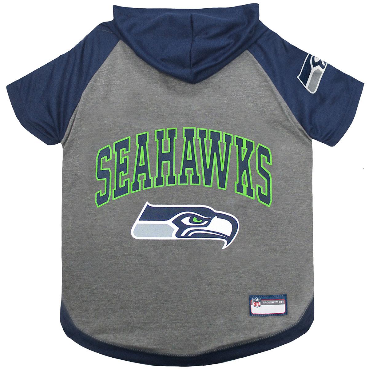Seattle Seahawks Hooded Dog T-Shirt