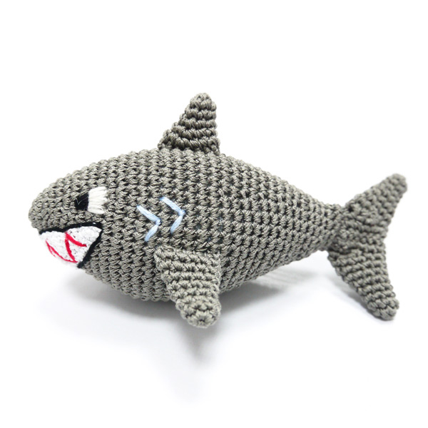 Shark Crochet Dog Toy by Dogo