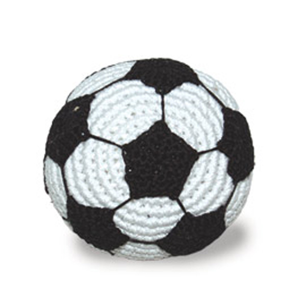 Soccer Ball Crochet Dog Toy by Dogo