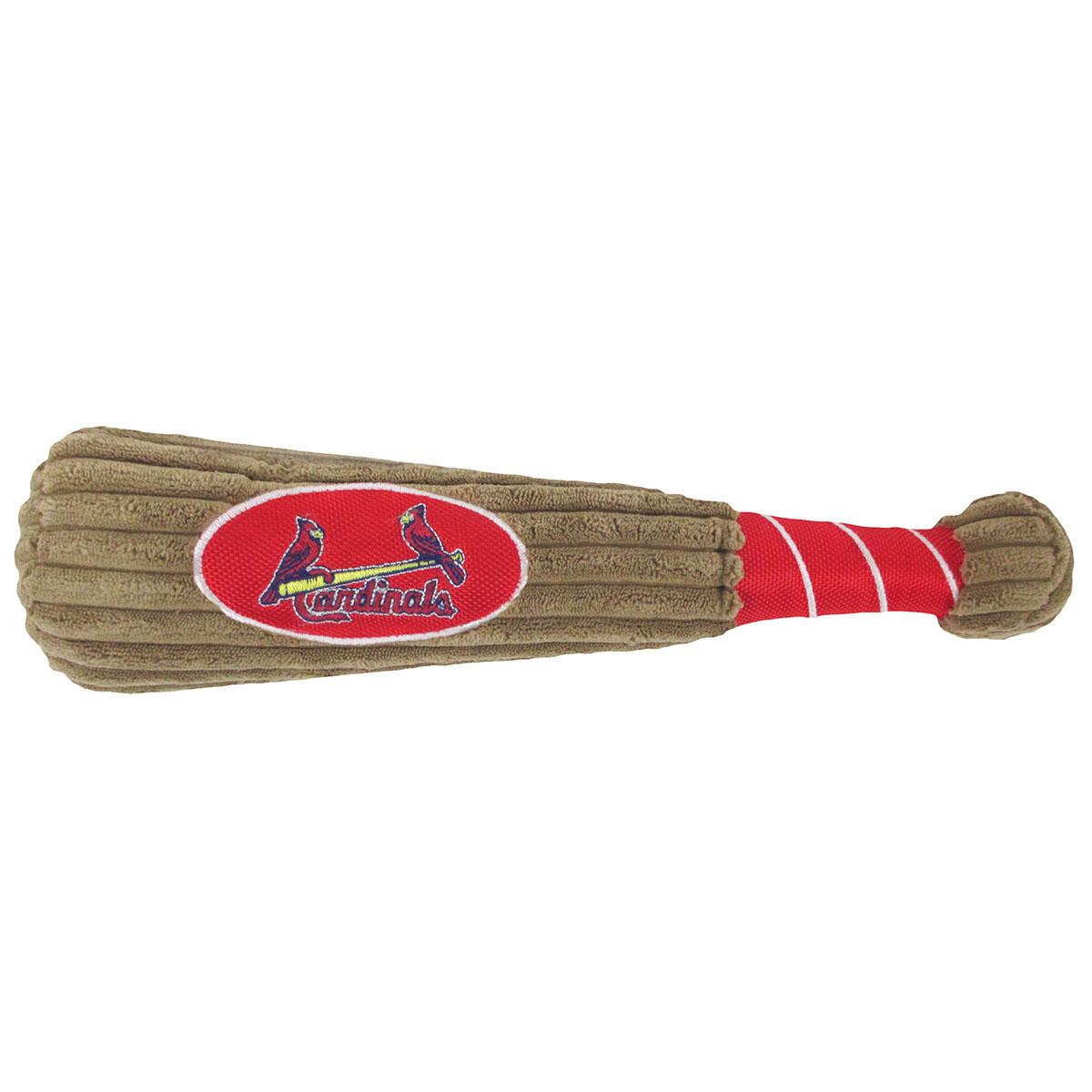 St. Louis Cardinals Plush Baseball Bat Dog Toy