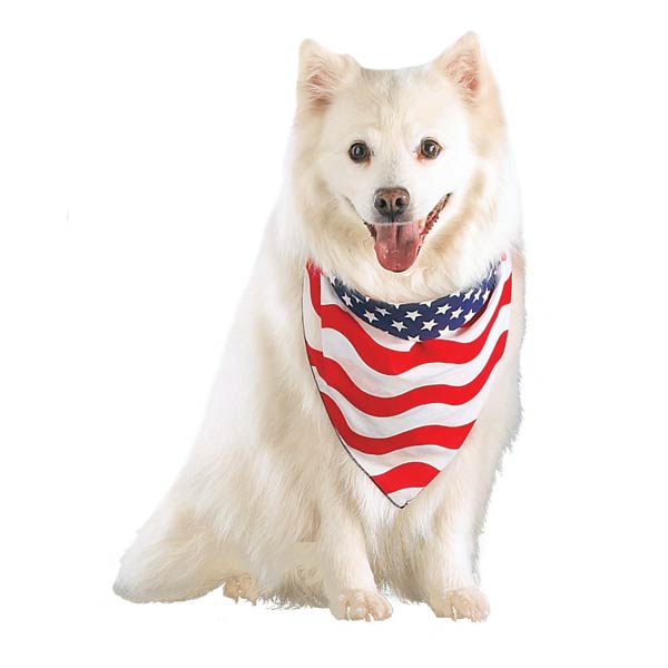 Aria Stars and Stripes Patriotic Dog Bandana