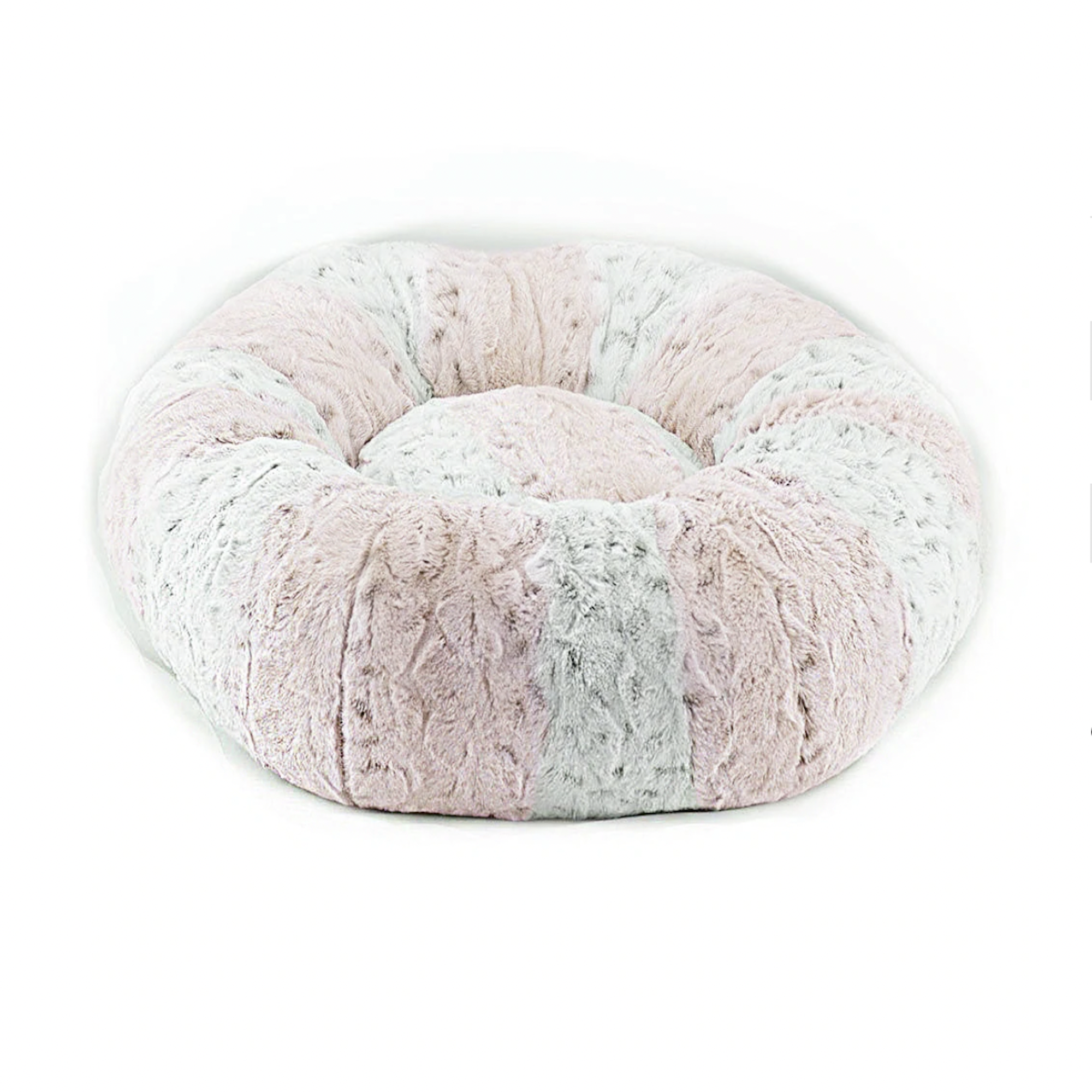 Susan Lanci Soft Snow Leopard Bed - Pink