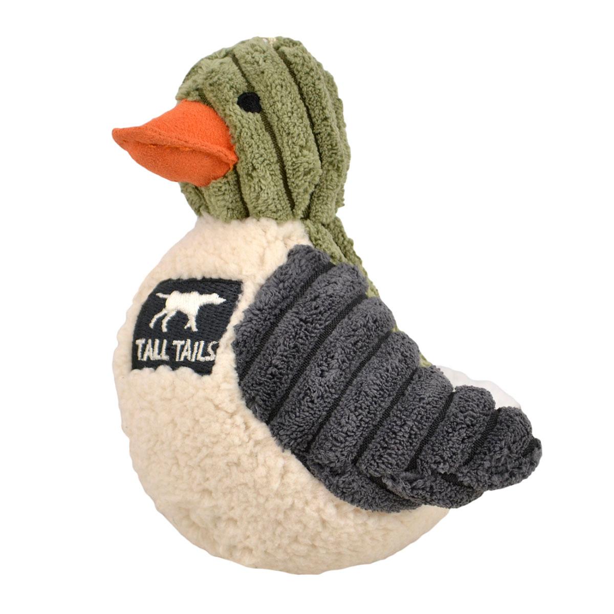 Tall Tails Duck Dog Toy - Sage and Cream