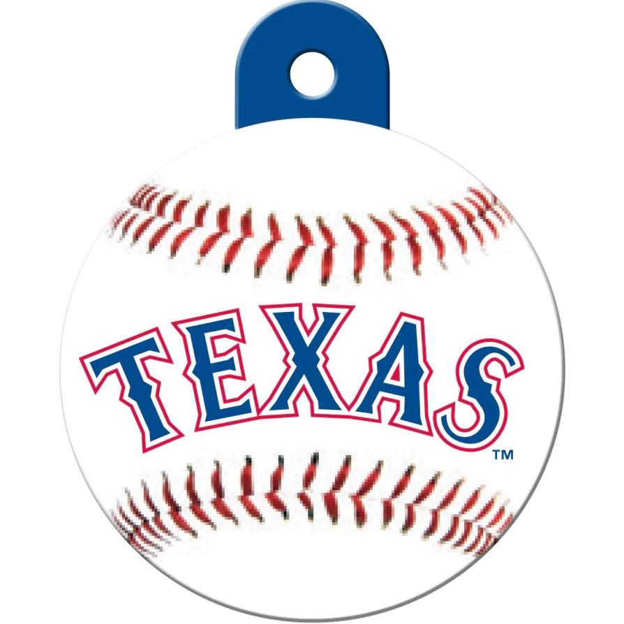 Texas Rangers Engravable Pet I.D. Tag