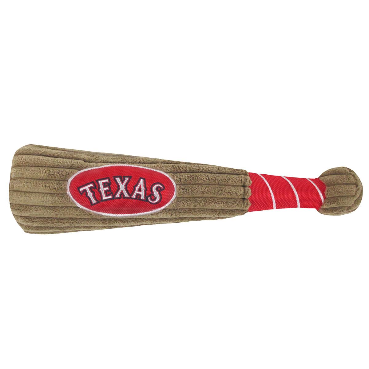 Texas Rangers Plush Baseball Bat Dog Toy