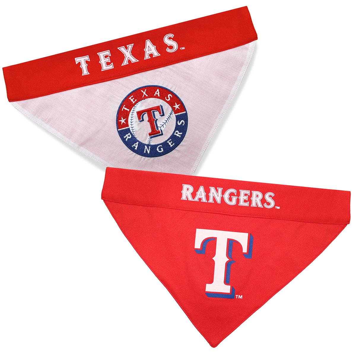 Texas Rangers Reversible Dog Bandana Collar Slider