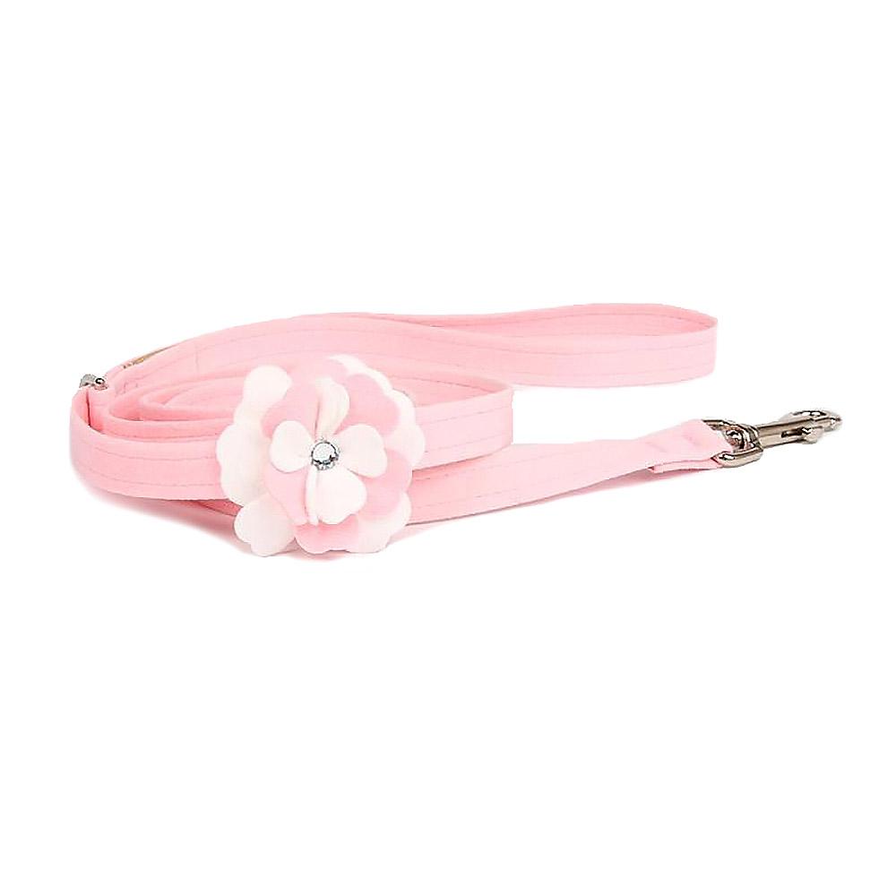 Tinkie's Garden Special Occasion Dog Leash by Susan Lanci - Puppy Pink