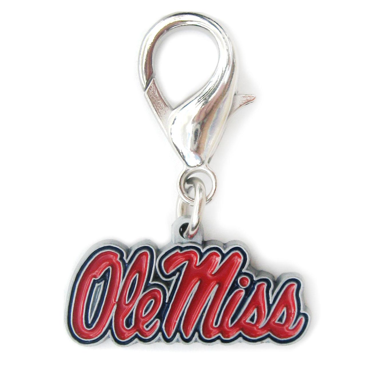 Diva Dog University of Mississippi 'Ole Miss' Dog Collar Charm