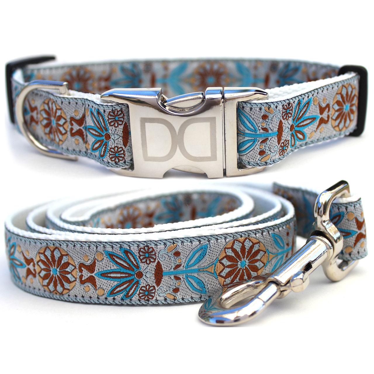 Diva Dog Boho Morocco Dog Collar and Leash Set