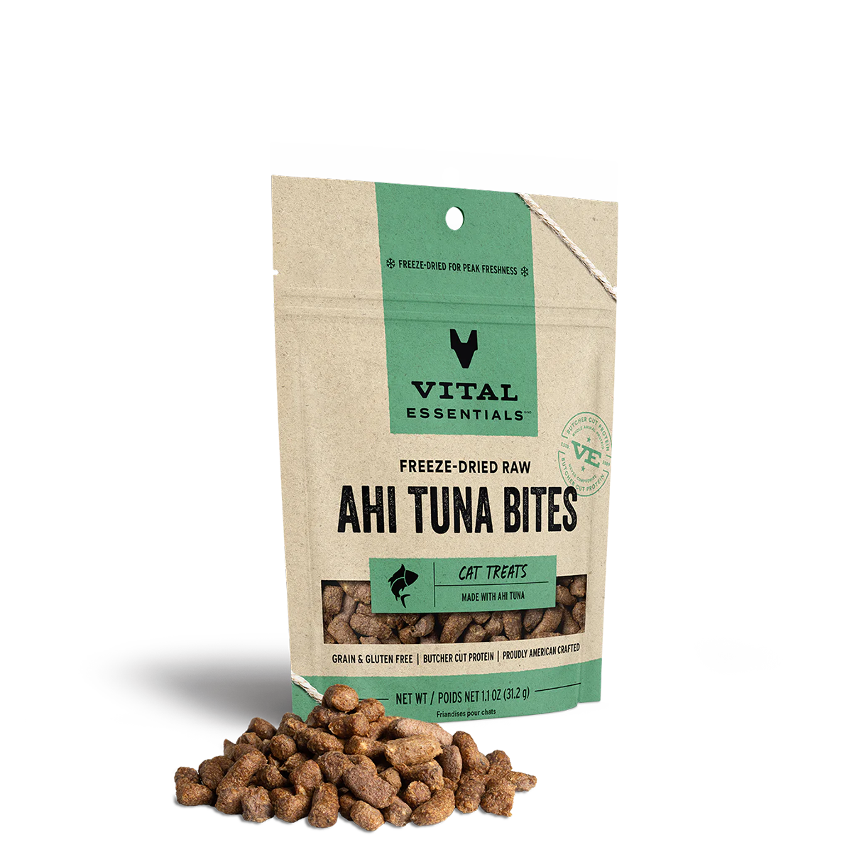 Vital Essentials Freeze-Dried Ahi Tuna Cat Treats