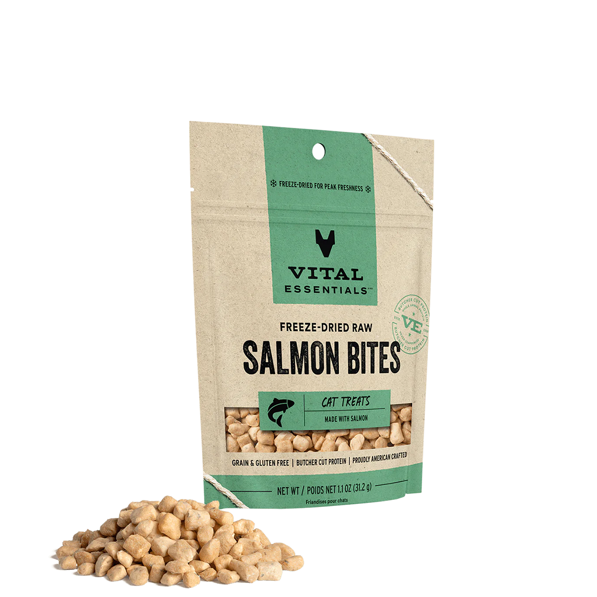 Vital Essentials Freeze-Dried Salmon Cat Treats