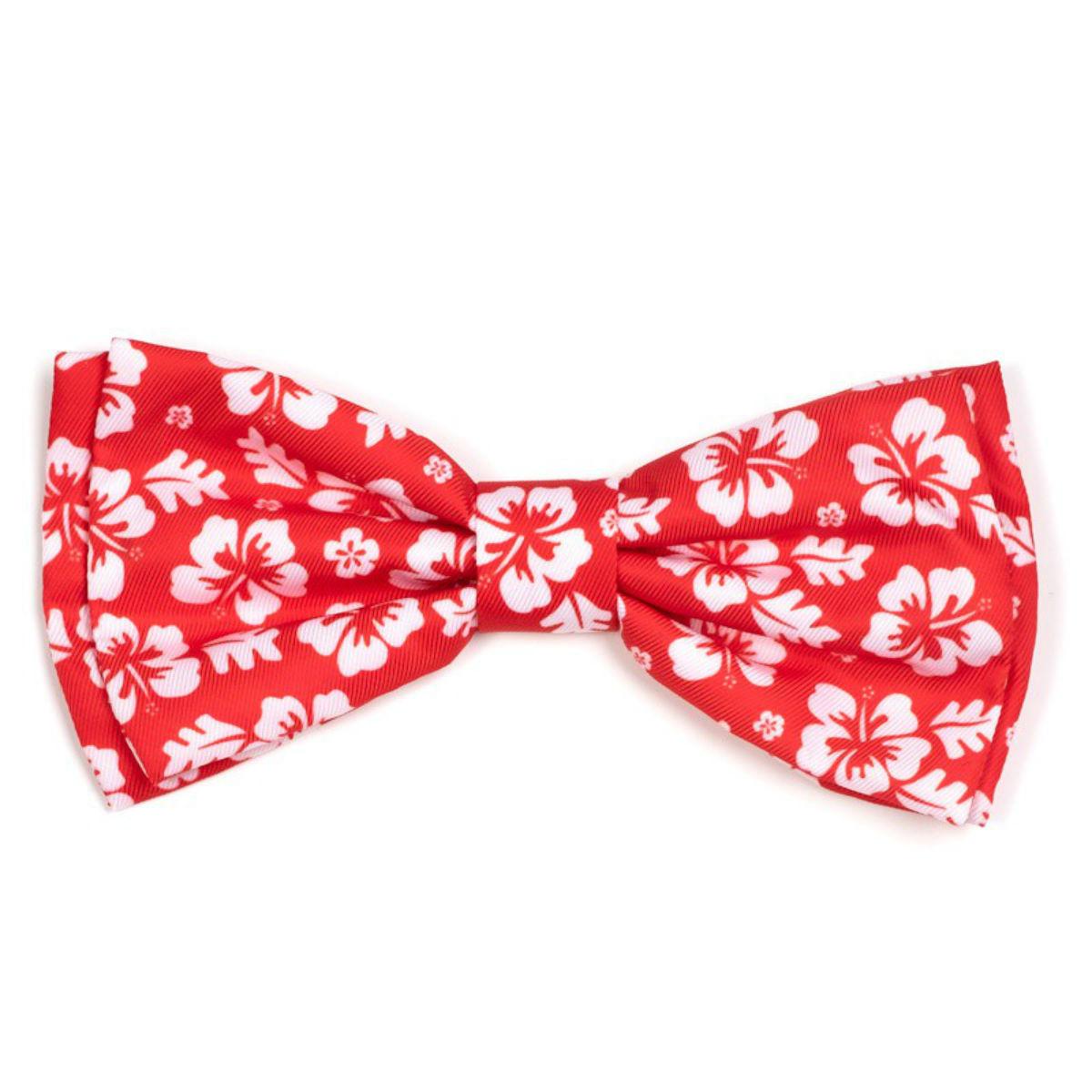 Worthy Dog Aloha Coral Dog and Cat Bow Tie Collar Attachment