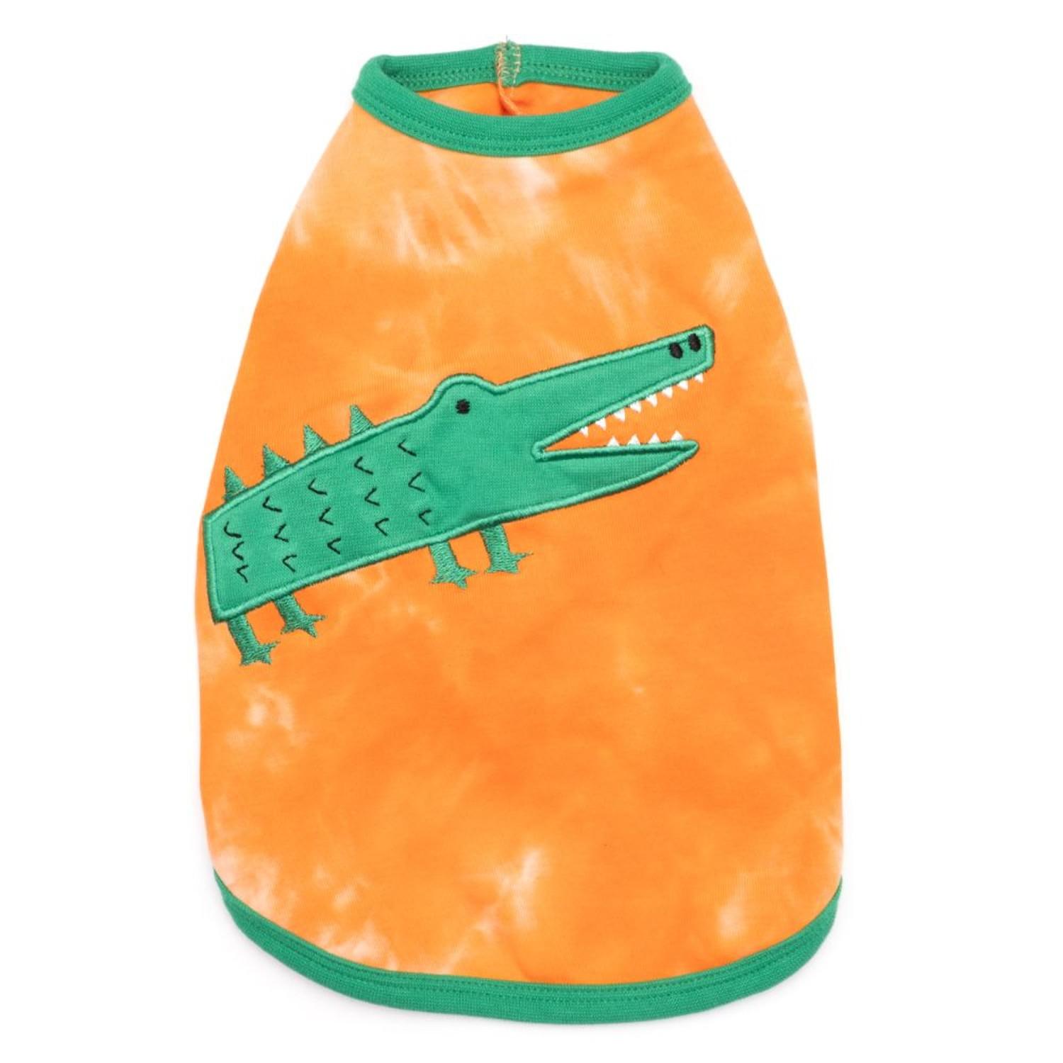 Worthy Dog Alligator Dog T-Shirt - Orange
