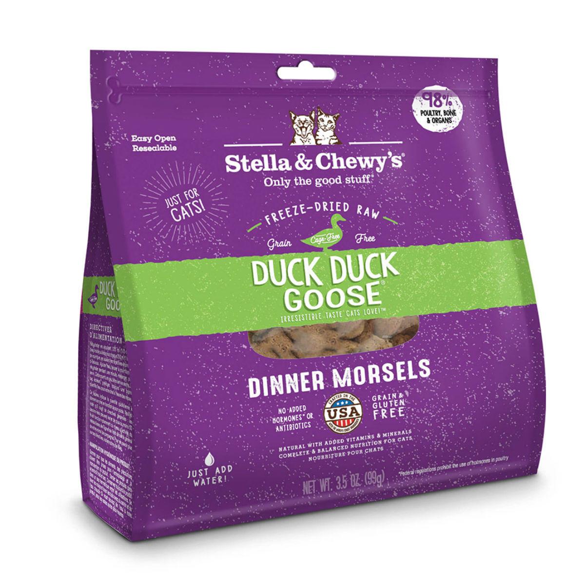 Stella & Chewy's Duck Duck Goose Dinner Cat Food - Freeze Dried
