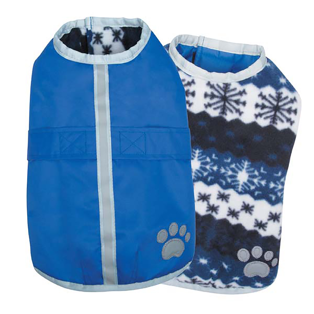 Zack & Zoey Nor'easter Dog Blanket Coat - Blue