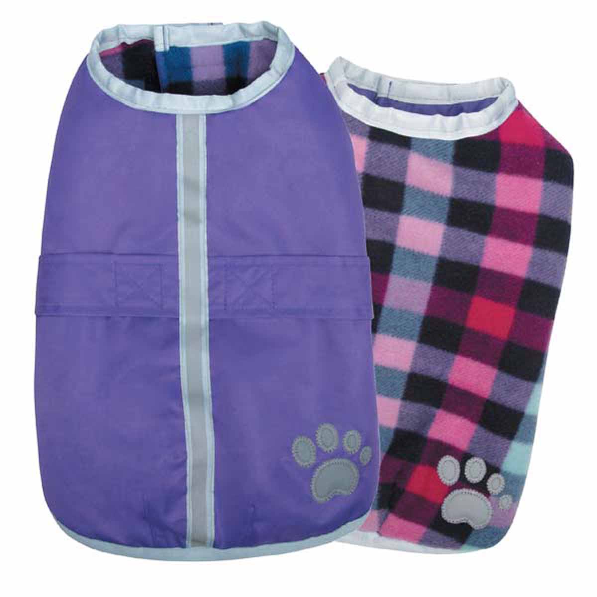 Zack & Zoey Nor'easter Dog Blanket Coat - Purple