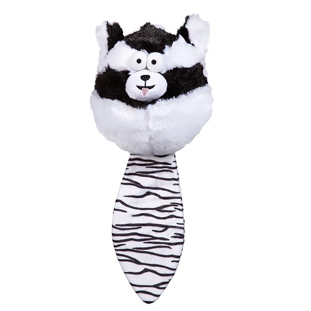 Zanies Funny Furry Fatties Dog Toy -  Skunk