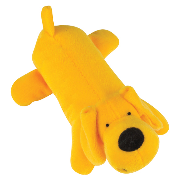 Zanies Neon Big Yelpers Dog Toy - Sunny Yellow