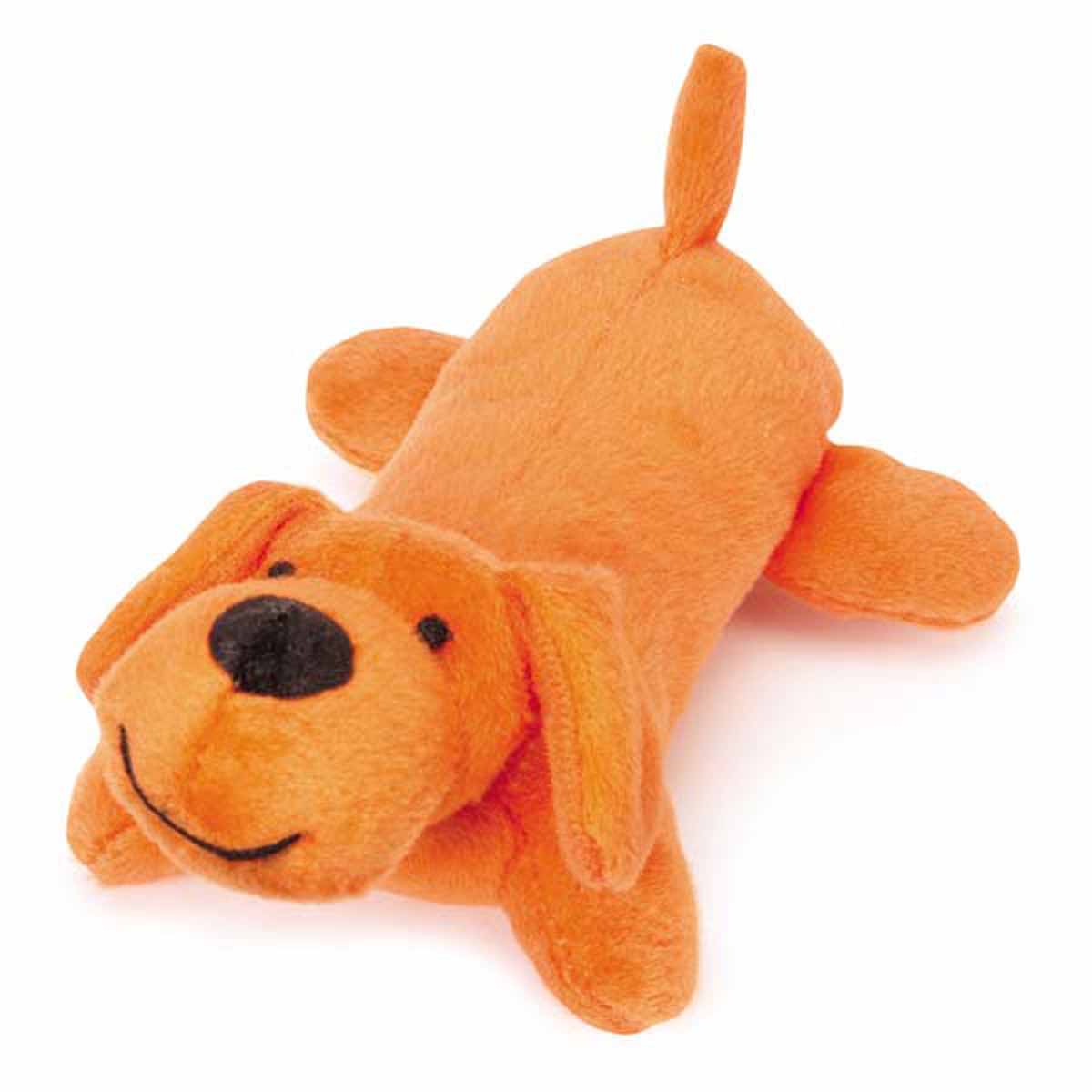 Zanies Neon Yelpers Dog Toy - Orange