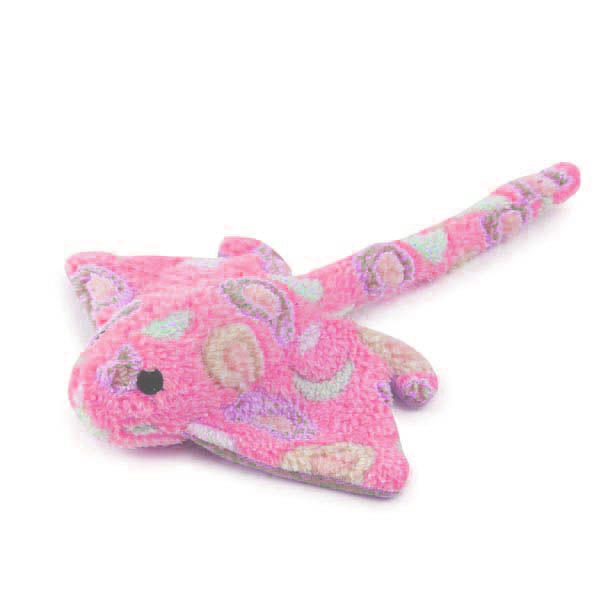 Zanies Sea Charmers Dog Toy - Pink Stingray