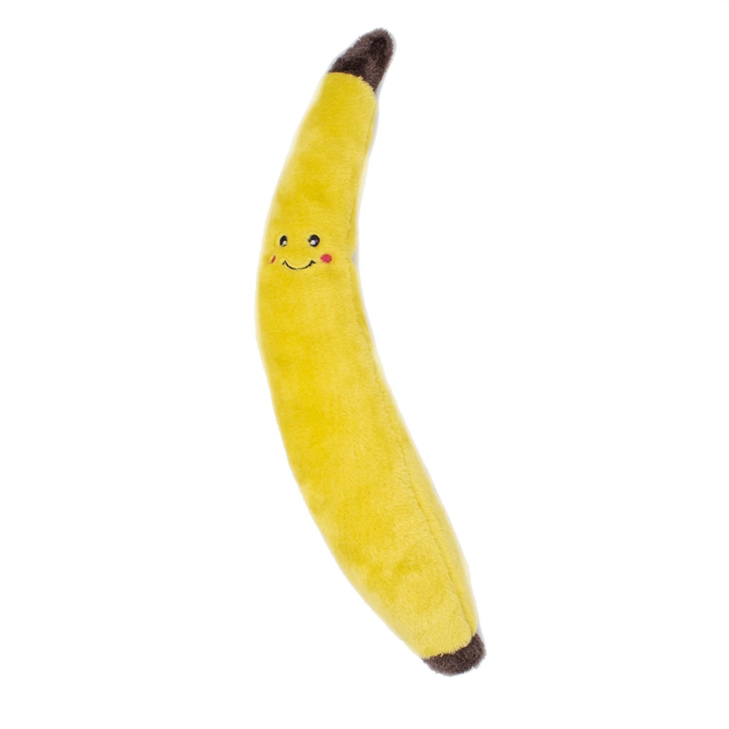 ZippyPaws Jigglerz® Veggie Dog Toy - Banana