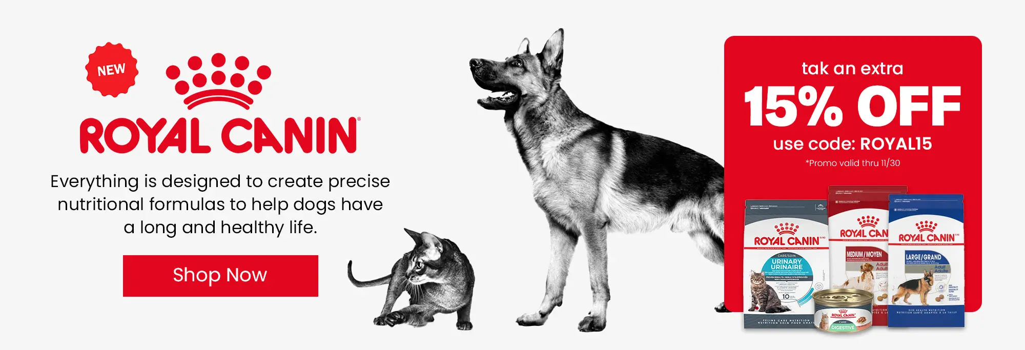 Extra 15% Off Royal Canin