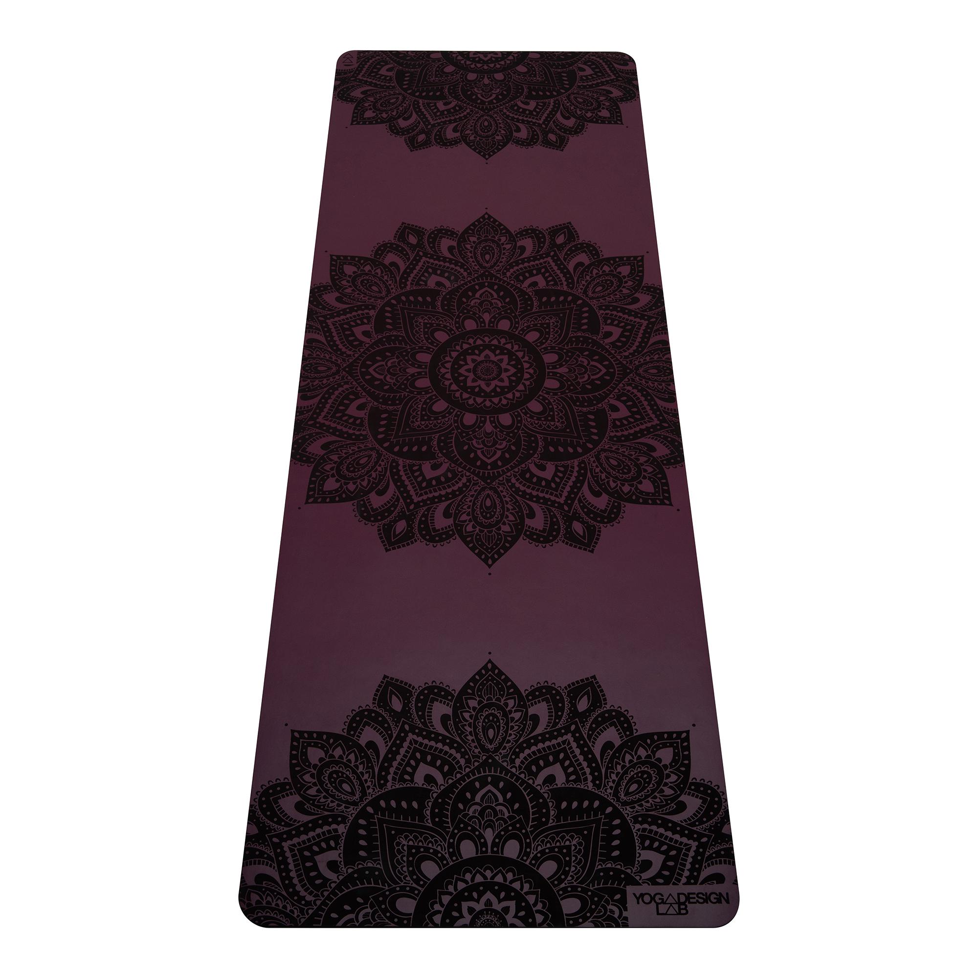 5.0mm Infinity Yoga Mat - Mandala Burgundy