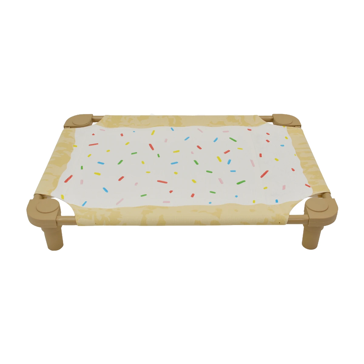 4Legs4Pets Pup Tart Premium Weave Dog Cot - Tan Frame Limited Edition