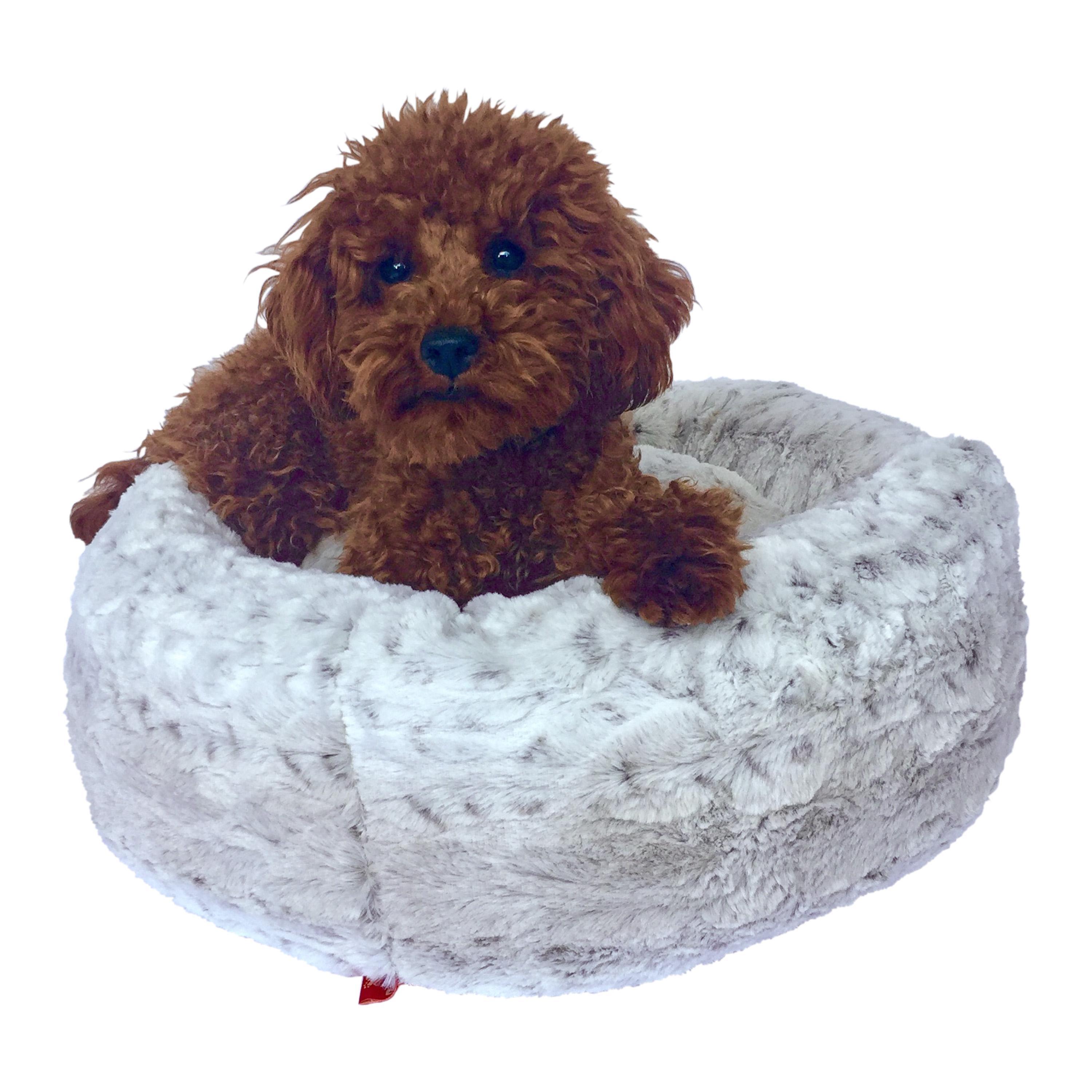 la doggie vita plush donut bed