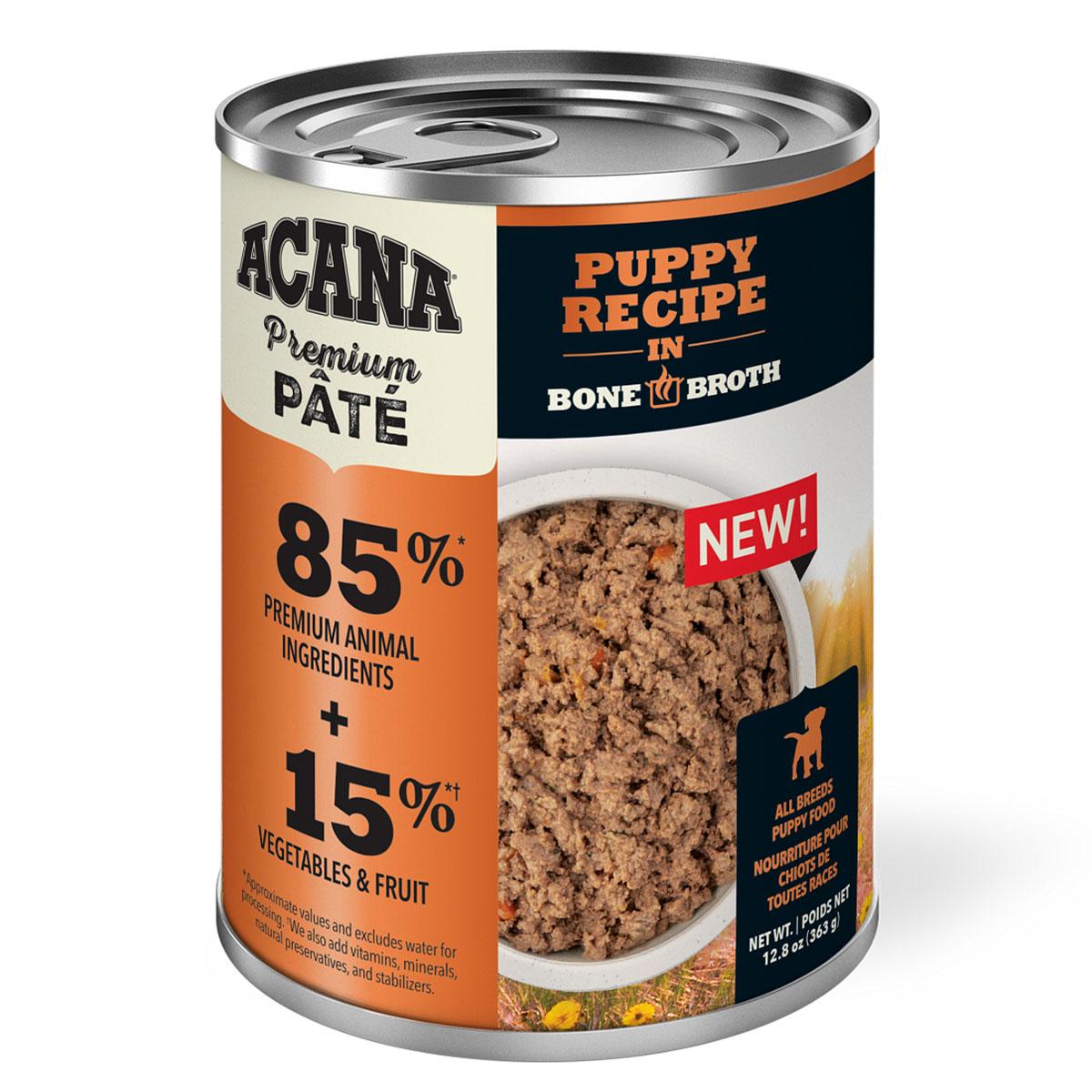 Acana Premium Pate Puppy Recipe in Bone Broth Canned Dog Food