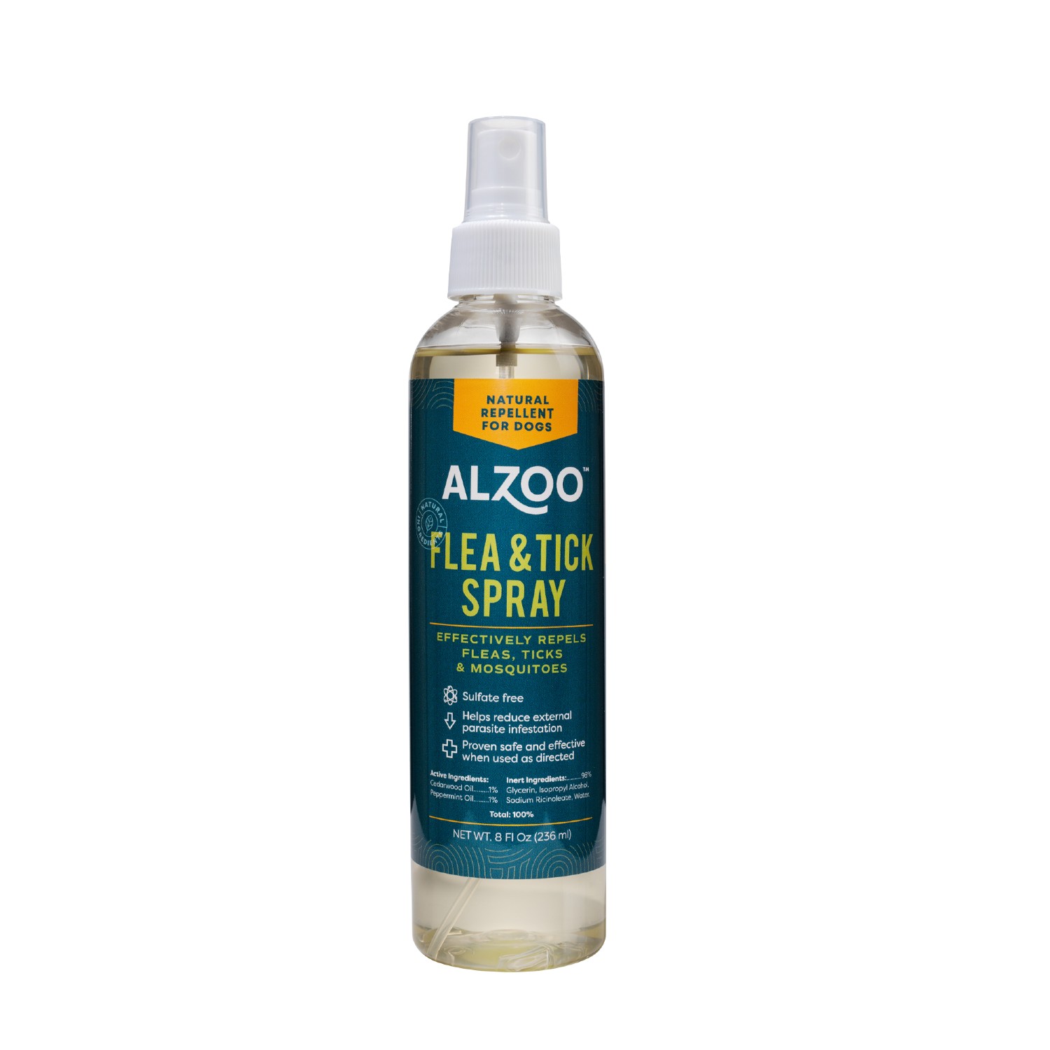 Alzoo Natural Flea & Tick Repellent Dog Spray