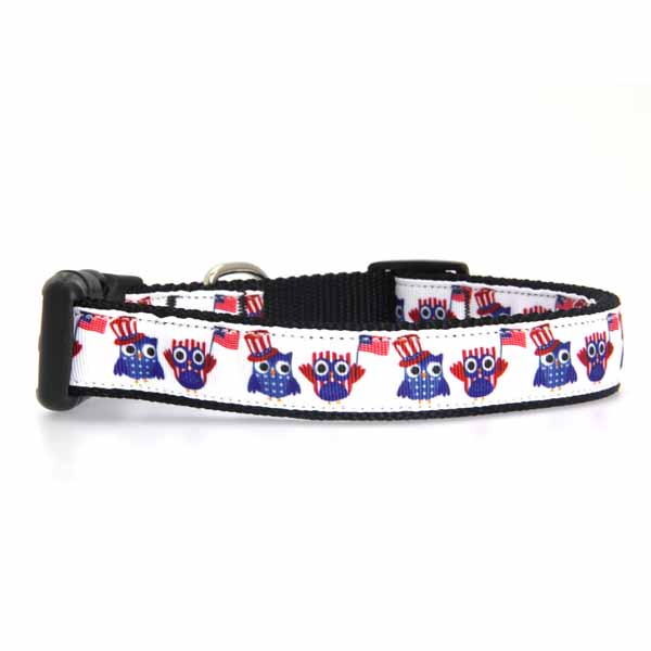 american-owls-ribbon-dog-collar