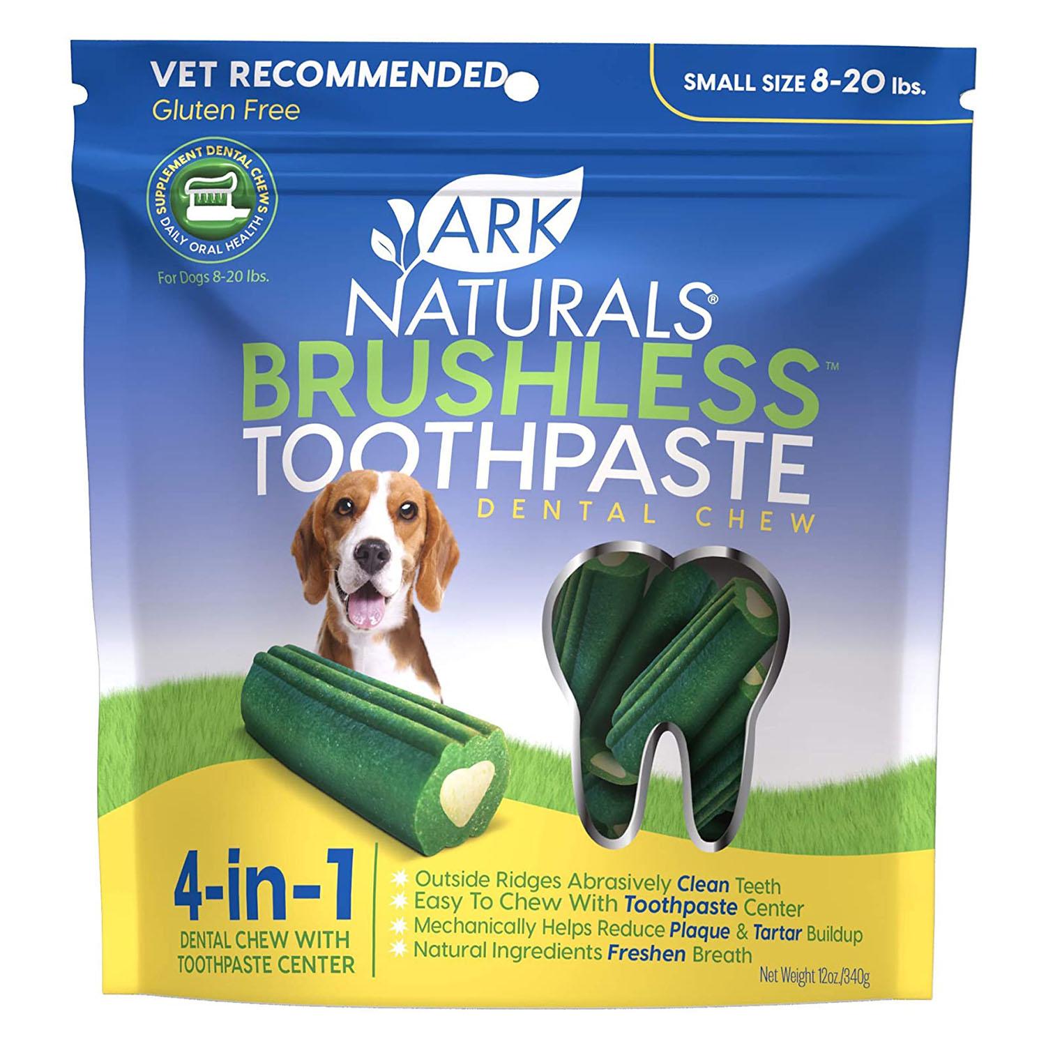 Ark Naturals Brushless Toothpaste Dog Chews