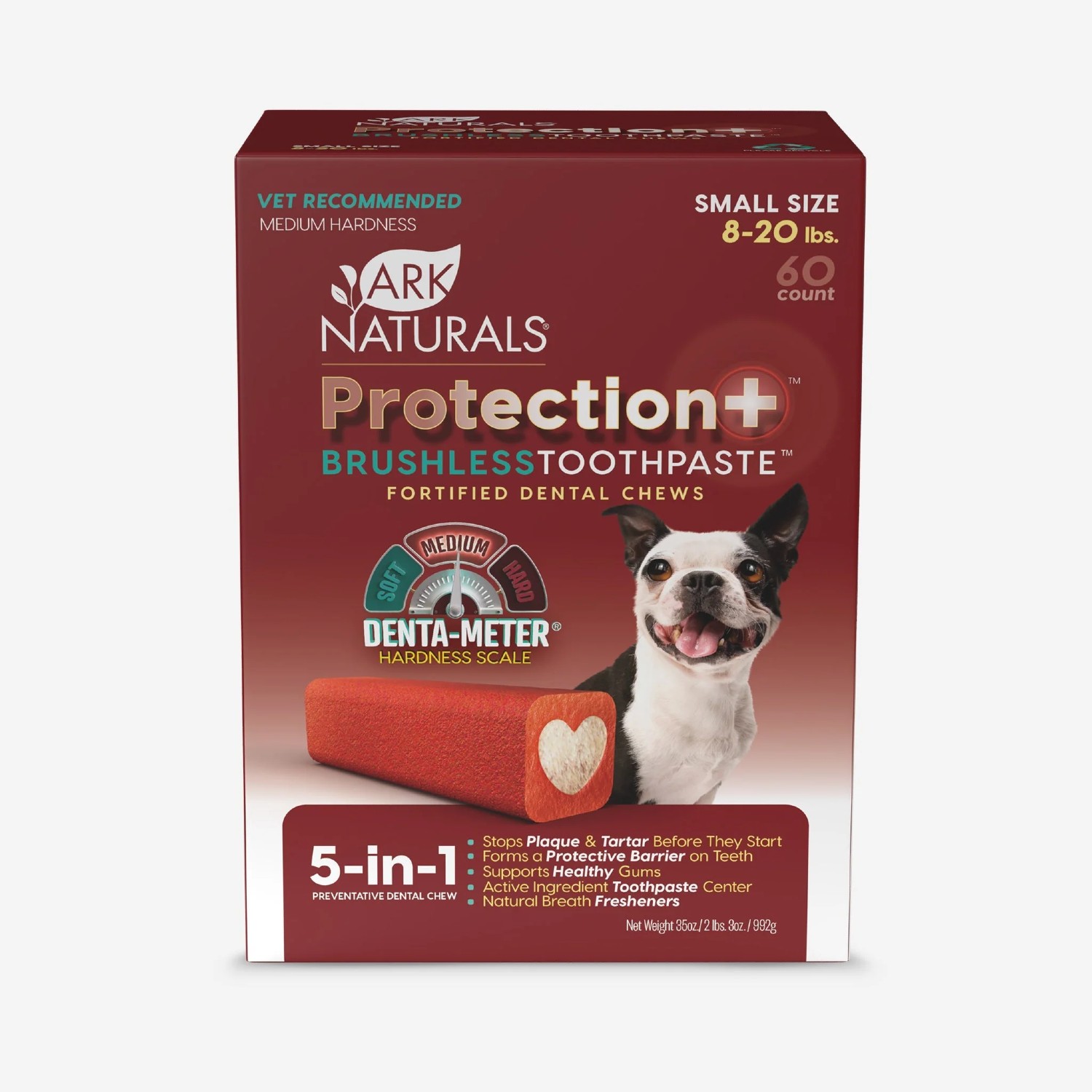 Ark Naturals Protection+ Brushless Toothpaste Fortified Dental Dog Chews - Value Pack