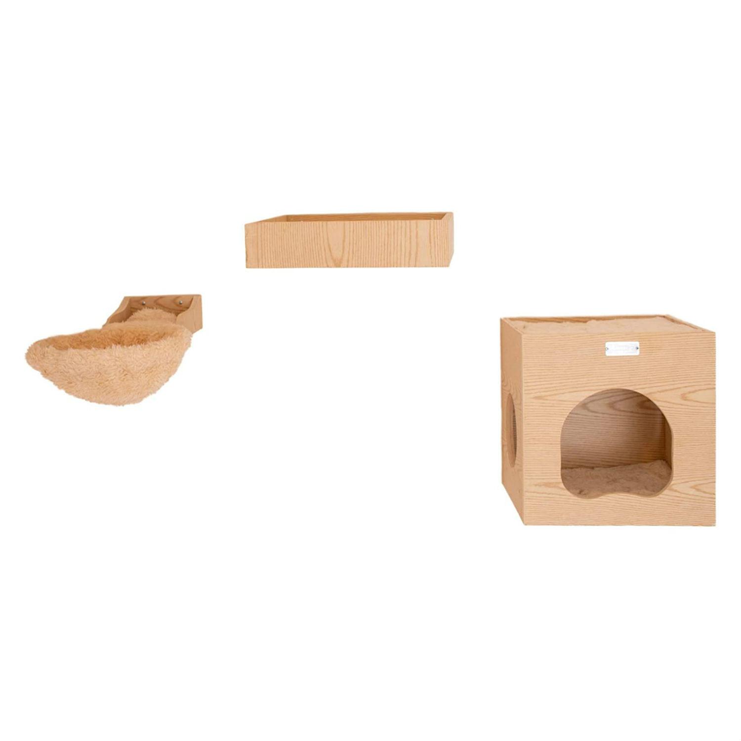 Armarkat Wall Series Cat Tree with Condo, Perch and Soft Perch