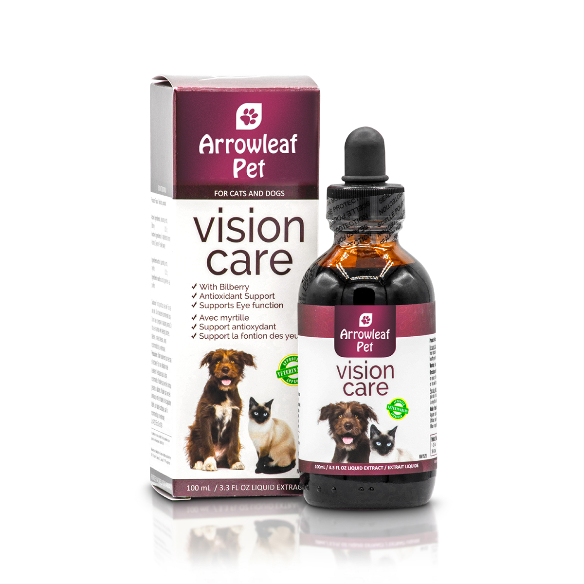 Arrowleaf Pet Vision Care Supplement for Dogs and Cats