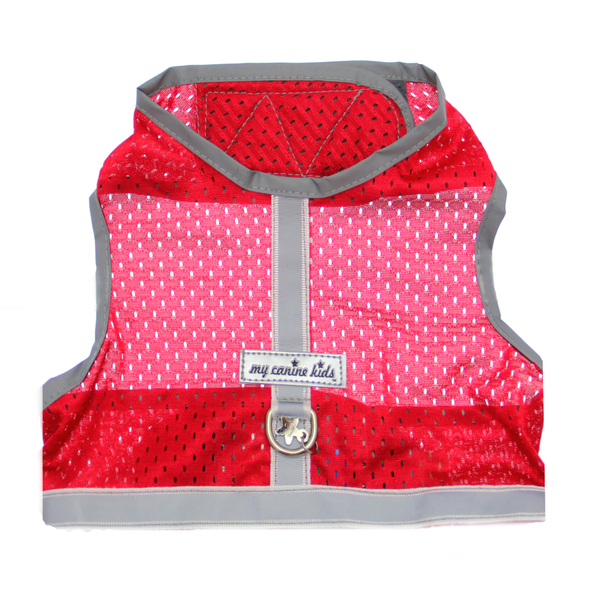 My Canine Kids Athletic Mesh Dog Vest Harness - Red