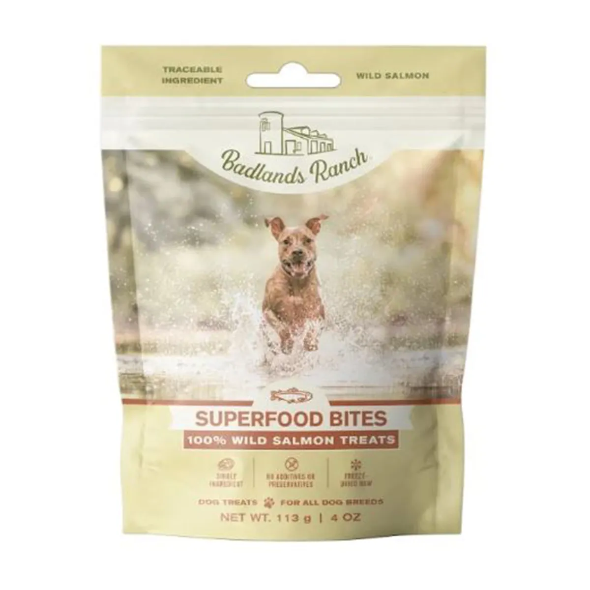 Badlands Ranch Superfood Bites Freeze Dried Dog Treats - Wild Salmon