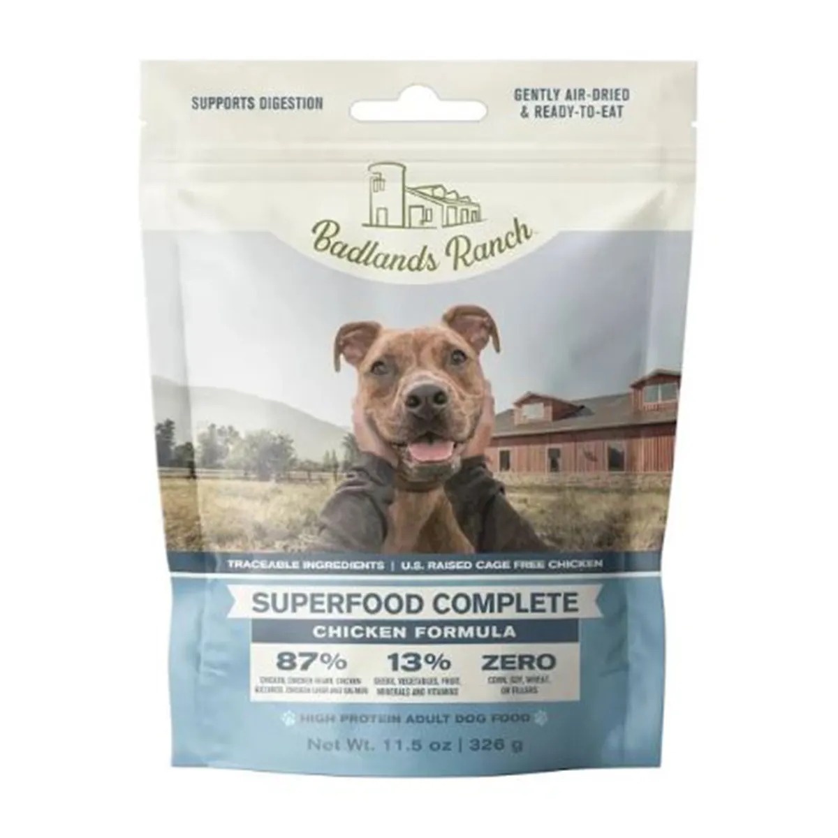 Badlands Ranch Superfood Complete Air Dried Dog Food - Chicken