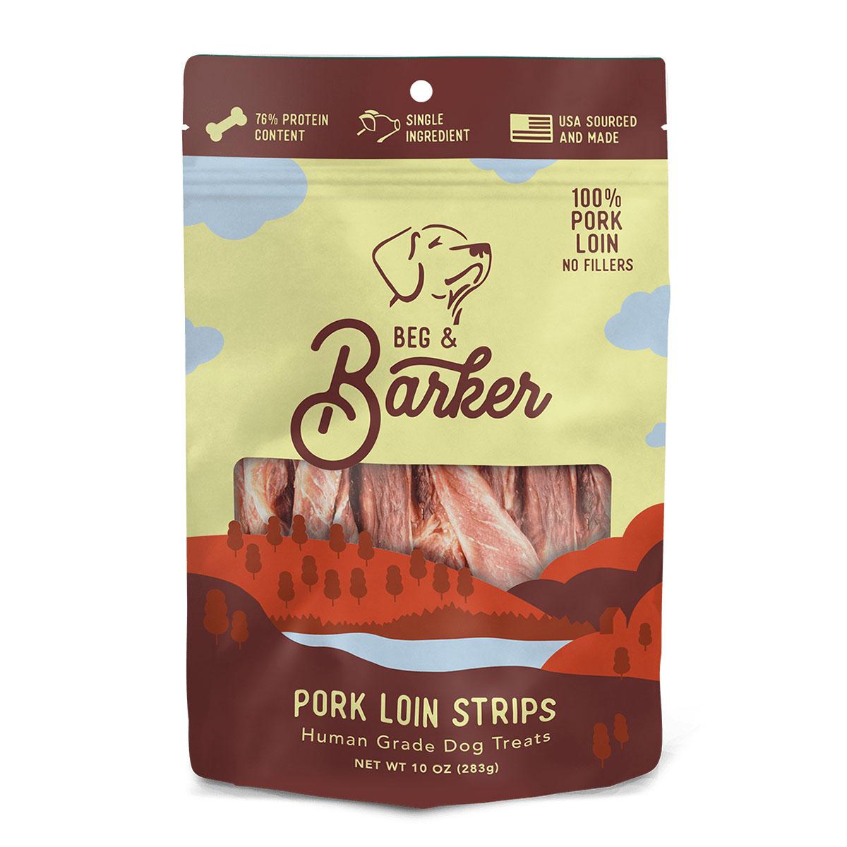 Beg & Barker Pork Loin Strips Dog Treats