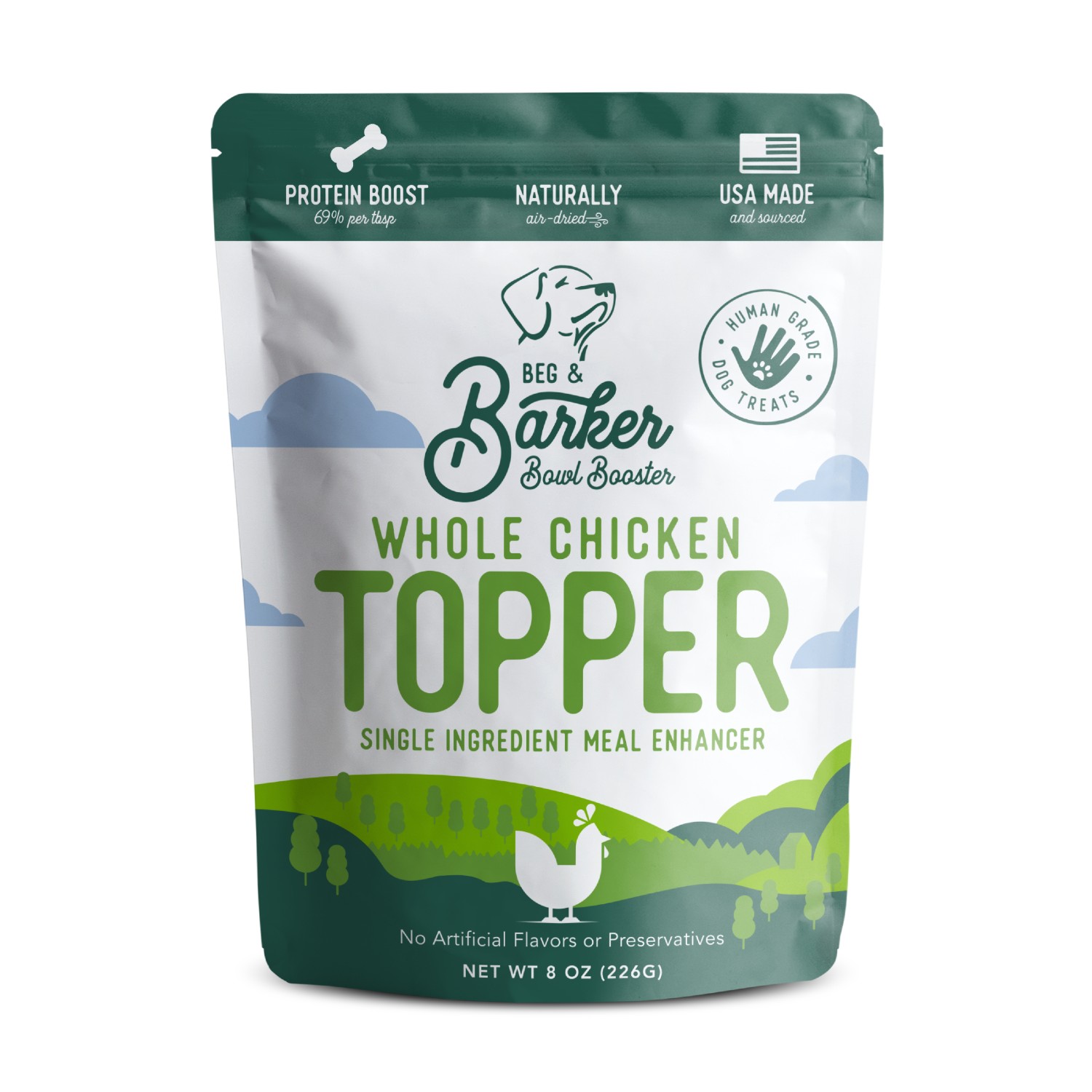 Beg & Barker Whole Chicken Dog Food Topper